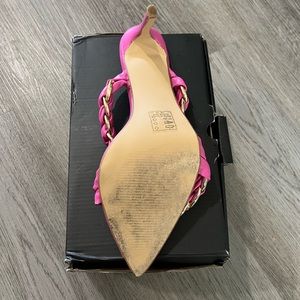 Hot pink heels
